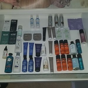 44 piece hair care set (travel/sample size)
